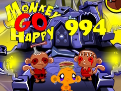 Permainan Monkey Go Happy Stage 994