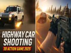 Permainan Highway Car Shooting 3D Action Game 2025