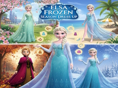 Permainan Elsa Frozen Season Dress Up
