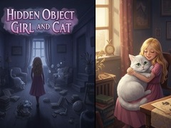 Permainan Hidden Object - Girl and Cat