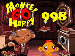 Permainan Monkey Go Happy Stage 998