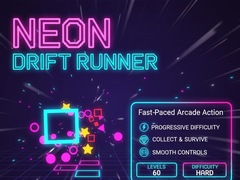 Permainan Neon Drift Runner