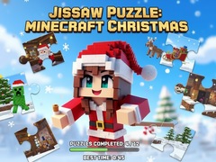 Permainan Jigsaw Puzzle: Minecraft Christmas