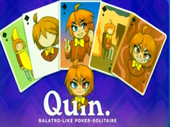 Permainan Quin. Balatro-like poker-solitaire
