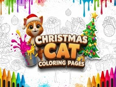 Permainan Christmas Cat Coloring Pages