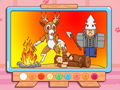 Permainan Coloring Book: 99 Nights In The Forest