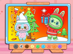 Permainan Coloring Book: Christmas Labubu