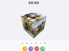 Permainan Football Cube Puzzle