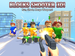 Permainan Blocks Shooter 3D! Run, Shoot, Merge Weapons!
