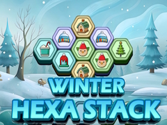 Permainan Winter Hexa Stack