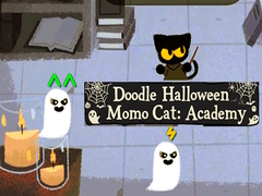 Permainan Doodle Halloween Momo Cat: Academy