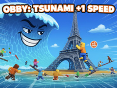 Permainan Obby: Tsunami +1 speed