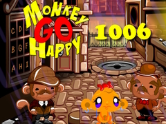 Permainan Monkey Go Happy Stage 1006