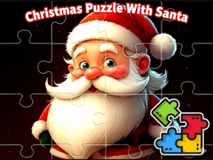 Permainan Christmas Puzzle With Santa