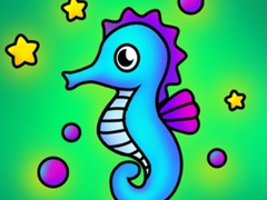 Permainan Seahorse Coloring