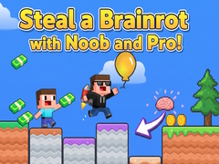 Permainan Steal a Brainrot with Noob and Pro!