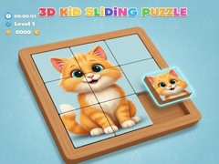 Permainan 3D Kid Sliding Puzzle