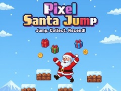 Permainan Pixel Santa Jump