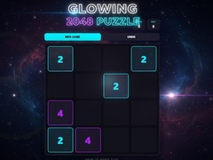 Permainan Glowing 2048 Puzzle
