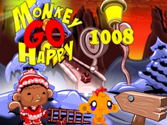 Permainan Monkey Go Happy Stage 1008