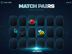 Permainan Match Pairs Memory Challenge