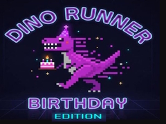 Permainan Dino Runner Birthday Edition