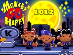 Permainan Monkey Go Happy Stage 1012