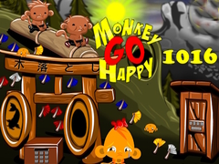 Permainan Monkey Go Happy Stage 1016