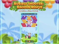 Permainan Bubble Shooter Raccoon Rescue