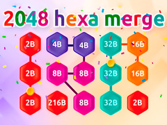Permainan 2048 Hex Chain Merge