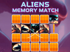 Permainan Aliens Memory Match