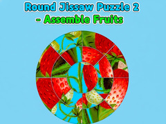 Permainan Round jigsaw Puzzle 2 - Assemble Fruits