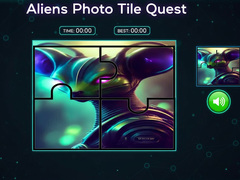 Permainan Aliens Photo Tile Quest