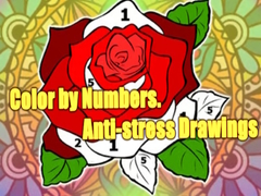 Permainan Color by Numbers. Anti-stress Drawings