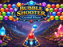 Permainan Bubble Shooter Crystal Hunt