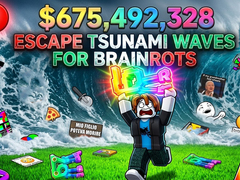 Permainan Escape Tsunami Waves for Brainrots