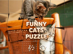 Permainan Funny Cats Puzzle