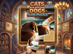 Permainan Cats and Dogs Slide Puzzle