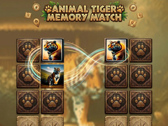 Permainan Animal Tiger Memory Match