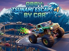 Permainan Obby: Tsunami Escape +1 by Car