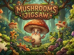 Permainan Mushrooms Jigsaw