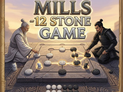 Permainan Mills - 12 Stone Game 