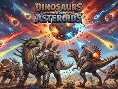 Permainan Dinosaurs vs Asteroids