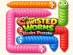 Permainan Twisted worms Brain Puzzle