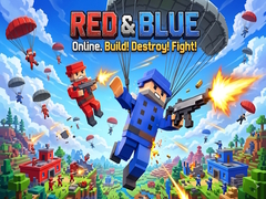 Permainan Red & Blue: Online. Build! Destroy! Fight!
