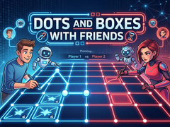 Permainan Dots and Boxes with Friends