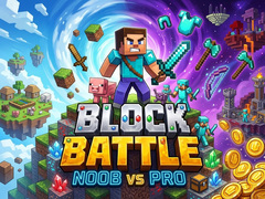 Permainan Block Battle - Noob vs Pro