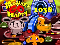 Permainan Monkey Go Happy Stage 1038