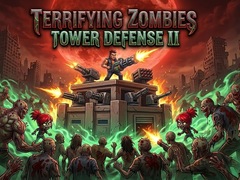 விளையாட்டு Terrifying Zombies Tower Defense II