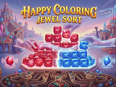 Permainan Happy Coloring Jewel Sort